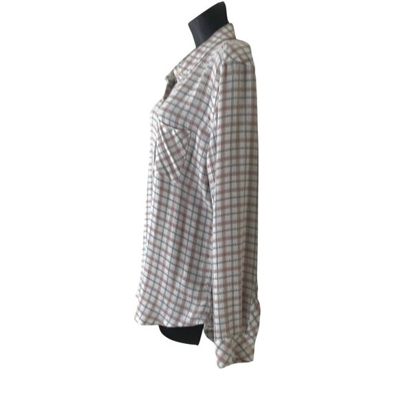 Rails Brady Powder Steel Blush Button Down Shirt Size L - Picture 4 of 8